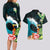 Tahiti Ia Orana Couples Matching Long Sleeve Bodycon Dress and Hawaiian Shirt Tahitian Vahine LT7 - Polynesian Pride