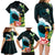 Tahiti Ia Orana Family Matching Long Sleeve Bodycon Dress and Hawaiian Shirt Tahitian Vahine LT7 - Polynesian Pride