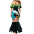 Tahiti Ia Orana Family Matching Mermaid Dress and Hawaiian Shirt Tahitian Vahine LT7 - Polynesian Pride