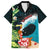 Tahiti Ia Orana Family Matching Off Shoulder Long Sleeve Dress and Hawaiian Shirt Tahitian Vahine LT7 Dad's Shirt - Short Sleeve Colorful - Polynesian Pride