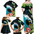 Tahiti Ia Orana Family Matching Off Shoulder Maxi Dress and Hawaiian Shirt Tahitian Vahine LT7 - Polynesian Pride