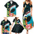 Tahiti Ia Orana Family Matching Summer Maxi Dress and Hawaiian Shirt Tahitian Vahine LT7 - Polynesian Pride