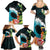 Tahiti Ia Orana Family Matching Summer Maxi Dress and Hawaiian Shirt Tahitian Vahine LT7 - Polynesian Pride