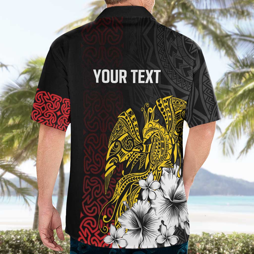 Personalized Papua New Guinea 50th Independence Anniversary Hawaiian Shirt Oro Tapa Mix Plumeria LT7 - Polynesian Pride