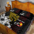 Personalized Papua New Guinea 50th Independence Anniversary Quilt Bed Set Oro Tapa Mix Plumeria