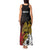 Personalized Papua New Guinea 50th Independence Anniversary Tank Maxi Dress Oro Tapa Mix Plumeria