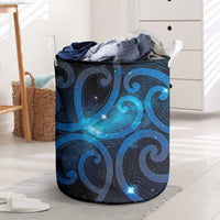 New Zealand Maori Matariki Laundry Basket Galaxy Kowhaiwhai LT7 Galaxy - Polynesian Pride