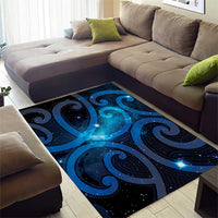 New Zealand Maori Matariki Area Rug Galaxy Kowhaiwhai LT7 - Polynesian Pride