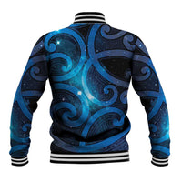 New Zealand Maori Matariki Baseball Jacket Galaxy Kowhaiwhai LT7 - Polynesian Pride