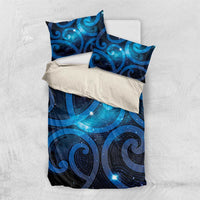 New Zealand Maori Matariki Bedding Set Galaxy Kowhaiwhai LT7 US Twin 172cm x 218cm Galaxy - Polynesian Pride