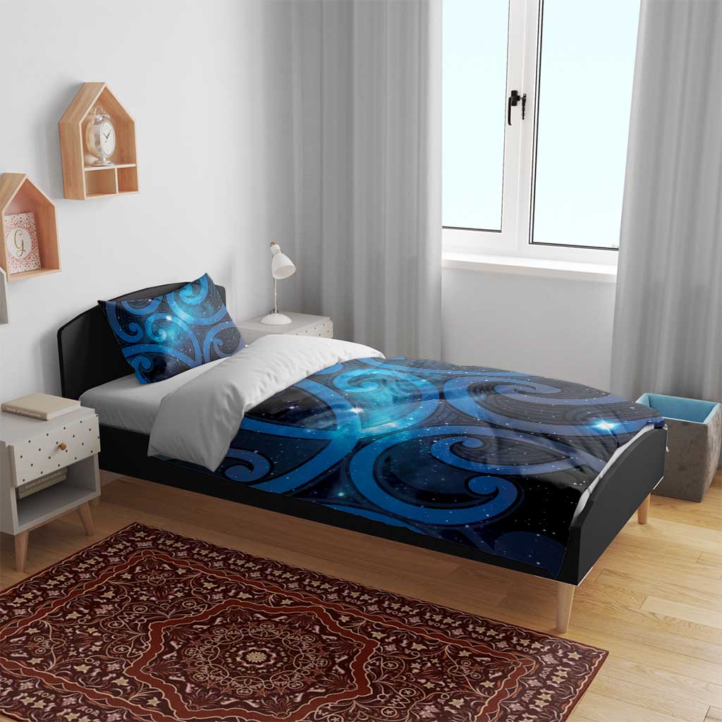 New Zealand Maori Matariki Bedding Set Galaxy Kowhaiwhai LT7 - Polynesian Pride