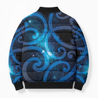 New Zealand Maori Matariki Bomber Puffer Jacket Galaxy Kowhaiwhai LT7 - Polynesian Pride