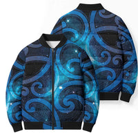 New Zealand Maori Matariki Bomber Puffer Jacket Galaxy Kowhaiwhai LT7 - Polynesian Pride
