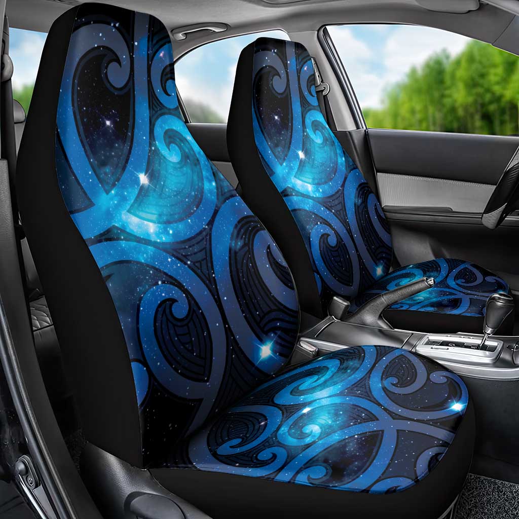 New Zealand Maori Matariki Car Seat Cover Galaxy Kowhaiwhai LT7 - Polynesian Pride