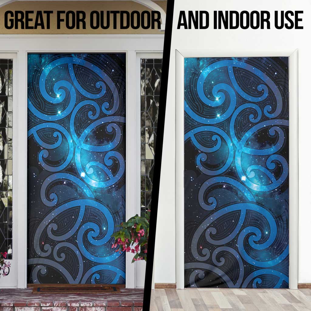 New Zealand Maori Matariki Door Cover Galaxy Kowhaiwhai LT7 - Polynesian Pride