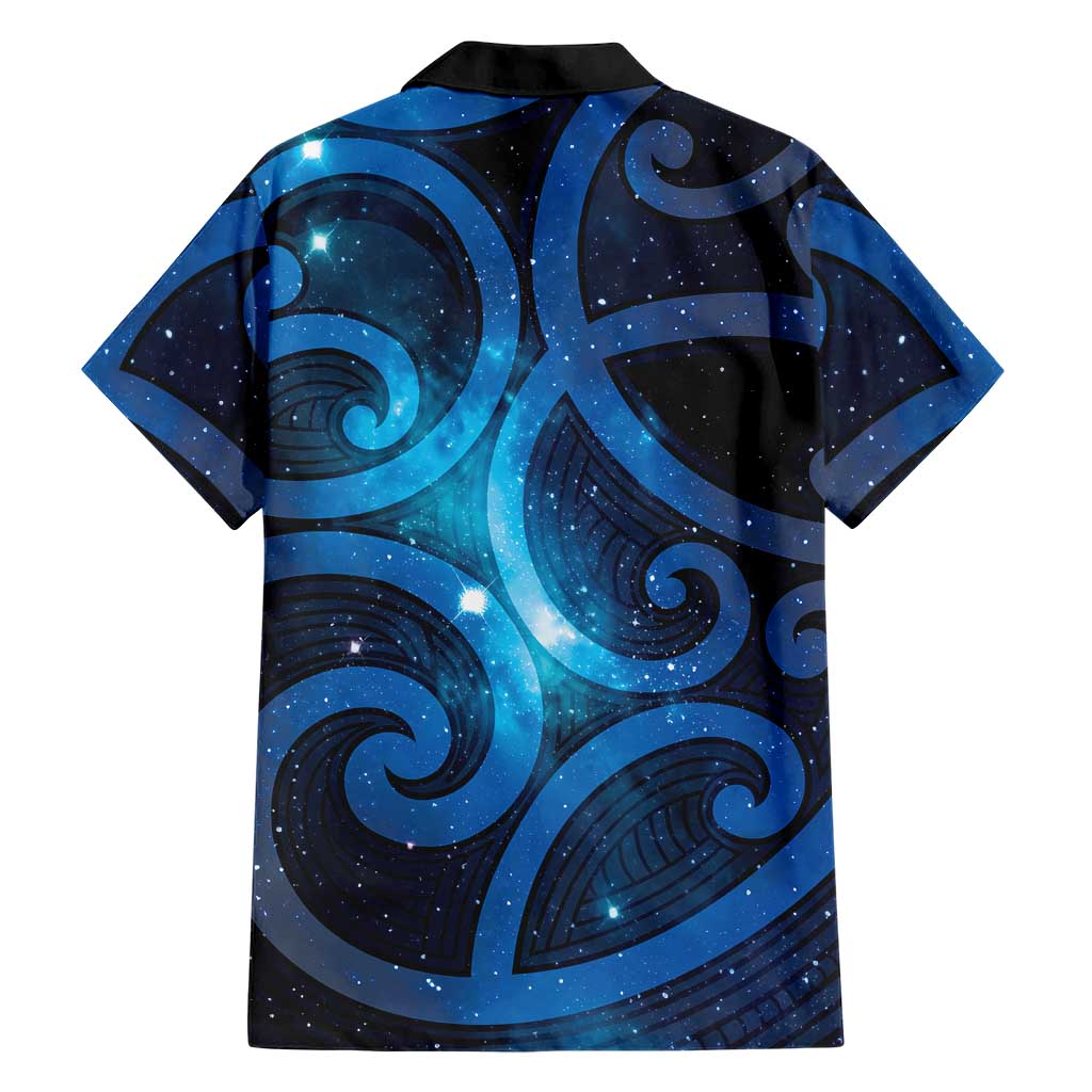 New Zealand Maori Matariki Family Matching Mermaid Dress and Hawaiian Shirt Galaxy Kowhaiwhai