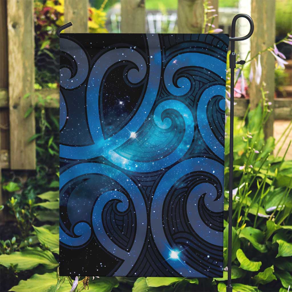 New Zealand Maori Matariki Garden Flag Galaxy Kowhaiwhai LT7 Garden Flag Galaxy - Polynesian Pride