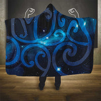 New Zealand Maori Matariki Hooded Blanket Galaxy Kowhaiwhai LT7 - Polynesian Pride