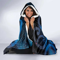 New Zealand Maori Matariki Hooded Blanket Galaxy Kowhaiwhai LT7 - Polynesian Pride
