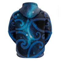 New Zealand Maori Matariki Hoodie Galaxy Kowhaiwhai LT7 - Polynesian Pride