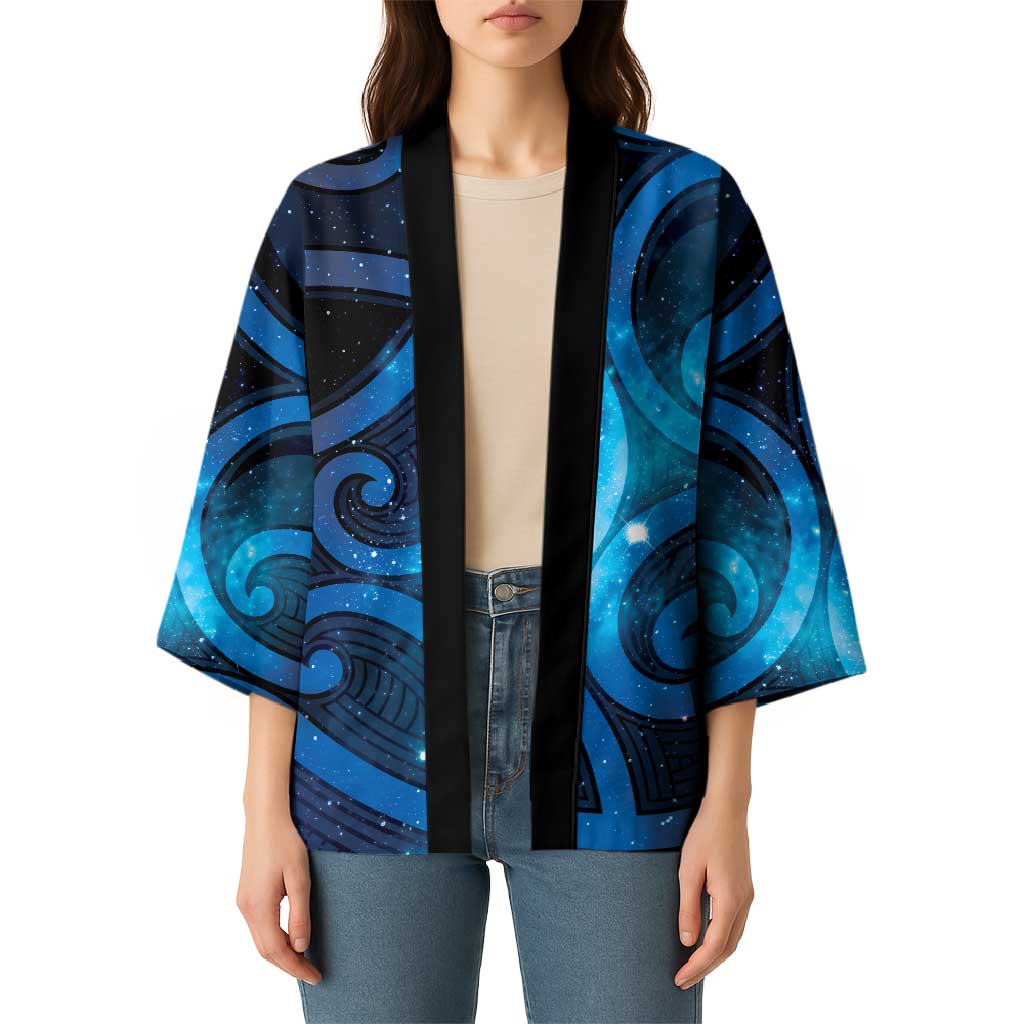 New Zealand Maori Matariki Kimono Galaxy Kowhaiwhai LT7 - Polynesian Pride