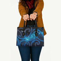 New Zealand Maori Matariki Leather Bag Galaxy Kowhaiwhai LT7 - Polynesian Pride