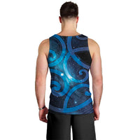 New Zealand Maori Matariki Men Tank Top Galaxy Kowhaiwhai