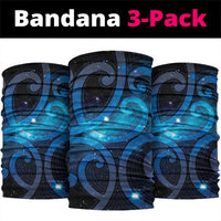 New Zealand Maori Matariki Neck Gaiter Galaxy Kowhaiwhai LT7 package One Size: 25*50cm Galaxy - Polynesian Pride