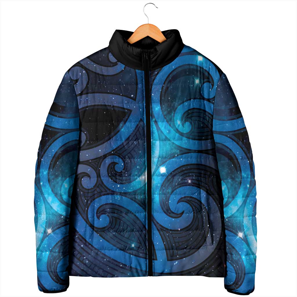 New Zealand Maori Matariki Padded Jacket Galaxy Kowhaiwhai LT7 - Polynesian Pride