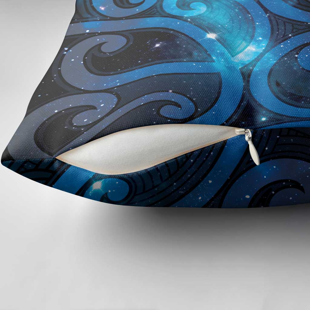 New Zealand Maori Matariki Pillow Cover Galaxy Kowhaiwhai LT7 - Polynesian Pride