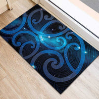 New Zealand Maori Matariki Rubber Doormat Galaxy Kowhaiwhai LT7 - Polynesian Pride