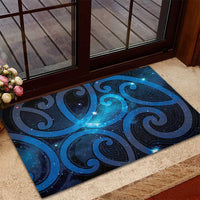 New Zealand Maori Matariki Rubber Doormat Galaxy Kowhaiwhai LT7 - Polynesian Pride