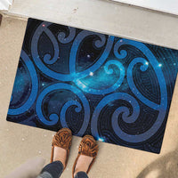 New Zealand Maori Matariki Rubber Doormat Galaxy Kowhaiwhai LT7 - Polynesian Pride