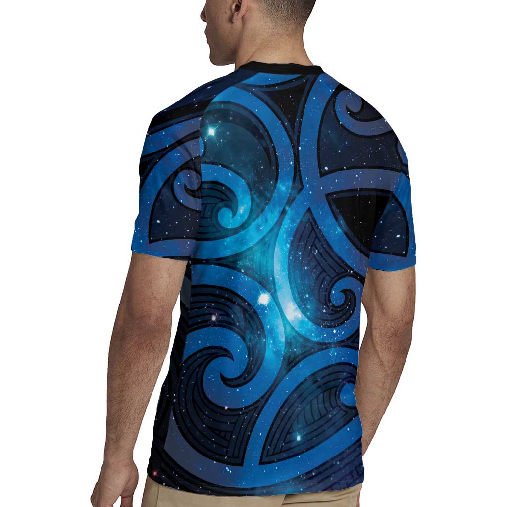 New Zealand Maori Matariki Rugby Jersey Galaxy Kowhaiwhai LT7 - Polynesian Pride