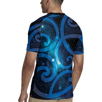 New Zealand Maori Matariki Rugby Jersey Galaxy Kowhaiwhai LT7 - Polynesian Pride