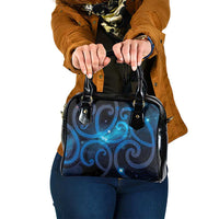 New Zealand Maori Matariki Shoulder Handbag Galaxy Kowhaiwhai LT7 One Size Galaxy - Polynesian Pride