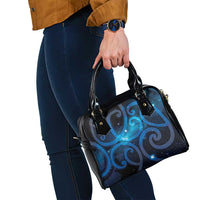 New Zealand Maori Matariki Shoulder Handbag Galaxy Kowhaiwhai LT7 - Polynesian Pride