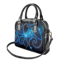 New Zealand Maori Matariki Shoulder Handbag Galaxy Kowhaiwhai LT7 - Polynesian Pride