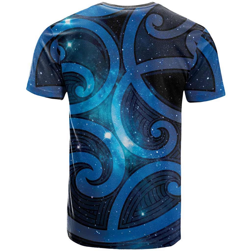 New Zealand Maori Matariki T Shirt Galaxy Kowhaiwhai LT7 - Polynesian Pride