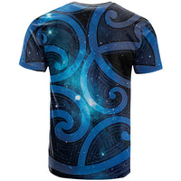 New Zealand Maori Matariki T Shirt Galaxy Kowhaiwhai LT7 - Polynesian Pride