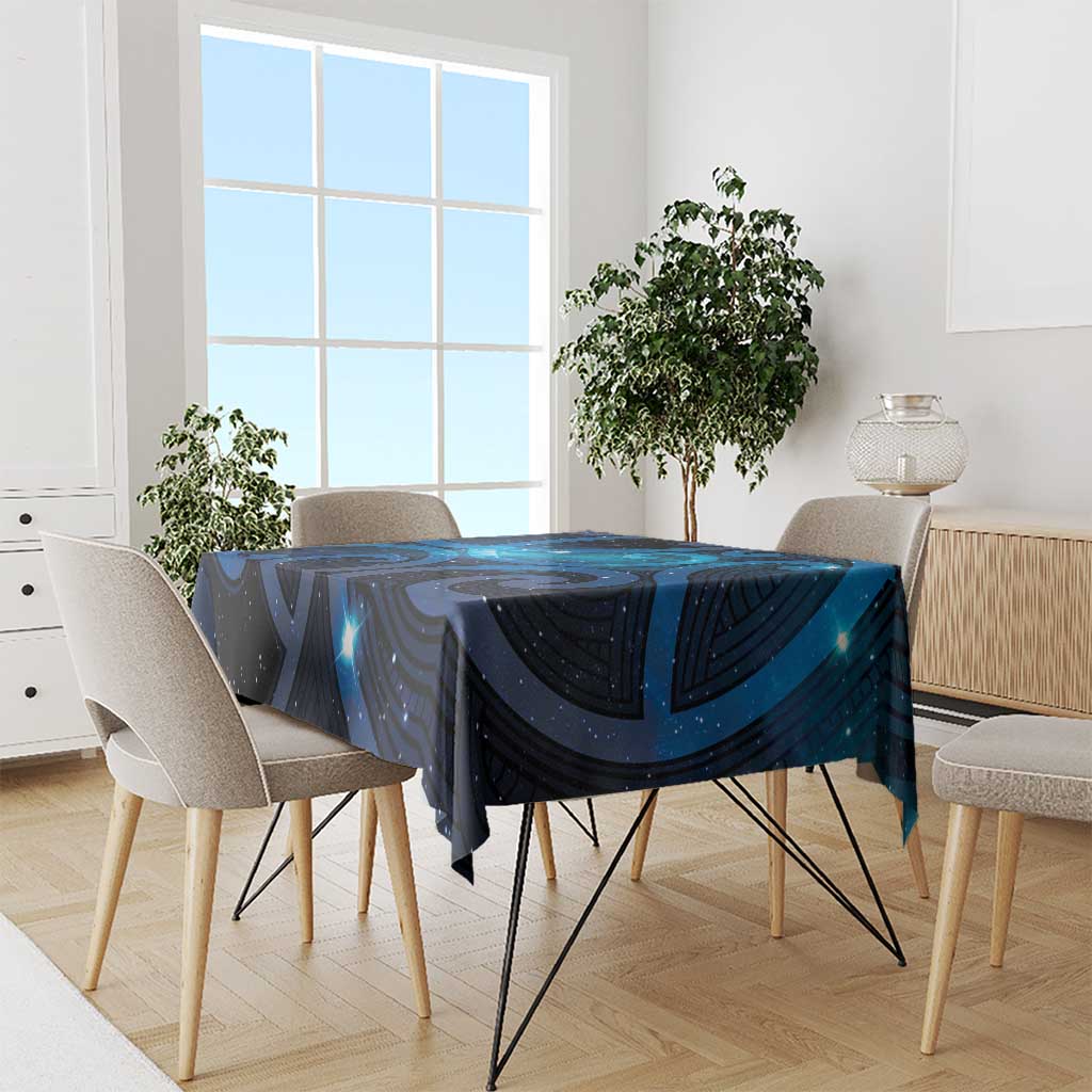 New Zealand Maori Matariki Tablecloth Galaxy Kowhaiwhai