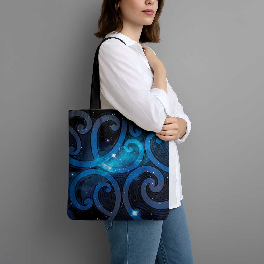New Zealand Maori Matariki Tote Bag Galaxy Kowhaiwhai LT7 - Polynesian Pride