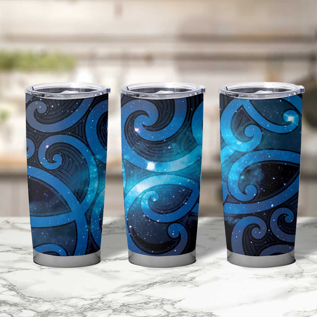 New Zealand Maori Matariki Tumbler Cup Galaxy Kowhaiwhai LT7 - Polynesian Pride