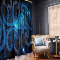 New Zealand Maori Matariki Window Curtain Galaxy Kowhaiwhai LT7 - Polynesian Pride
