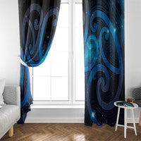 New Zealand Maori Matariki Window Curtain Galaxy Kowhaiwhai LT7 - Polynesian Pride