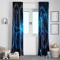 New Zealand Maori Matariki Window Curtain Galaxy Kowhaiwhai LT7 - Polynesian Pride