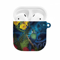 Tui Bird New Zealand Starry Sky AirPods Case Maori Koru