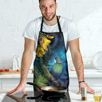 Tui Bird New Zealand Starry Sky Apron Maori Koru LT7 - Polynesian Pride
