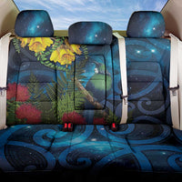 Tui Bird New Zealand Starry Sky Back Car Seat Cover Maori Koru LT7 One Size Galaxy - Polynesian Pride