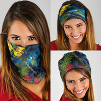 Tui Bird New Zealand Starry Sky Neck Gaiter Maori Koru LT7 - Polynesian Pride